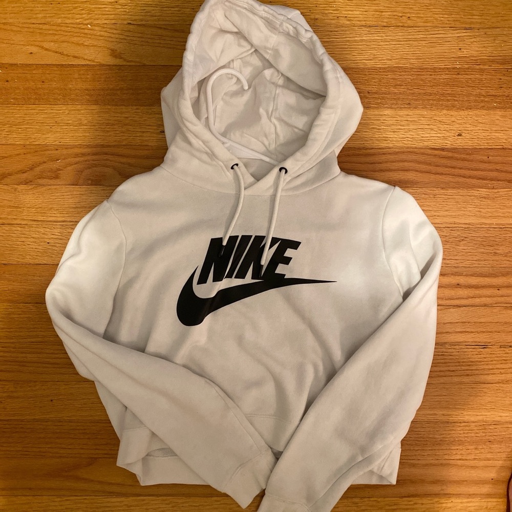 White Nike sweatshirt